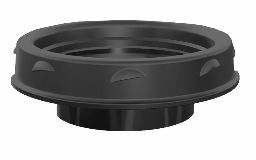 SFL 125mm APPL INCR ADAPTER SATIN BLACK