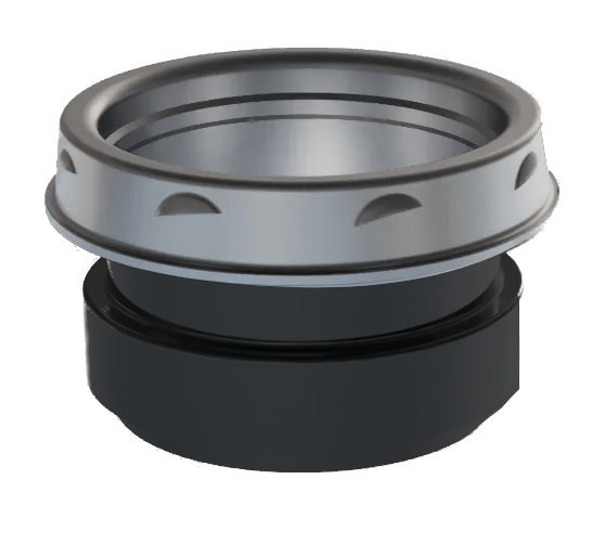 SFL 125mm FLEX SFLUE ADAPTER SATIN BLACK