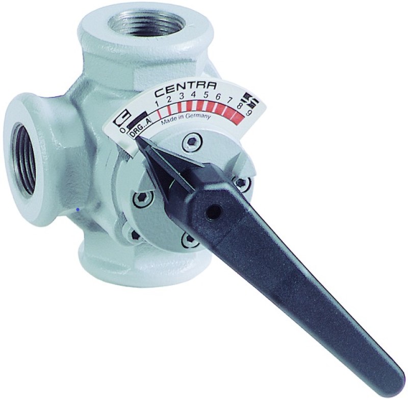 32mm Flanged 3-Way Rotary Control Valve PN6 KVS=16