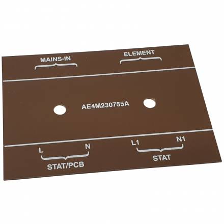 EC3 13A Terminal Label