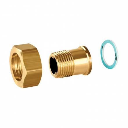 Flat Connection Set Type 13, DN15, External Thread