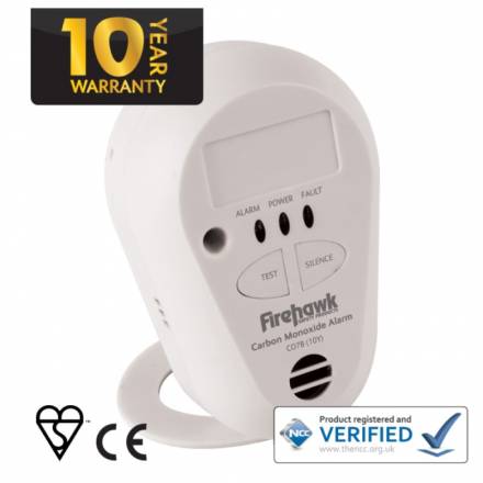 Firehawk 10 Year CO Alarm