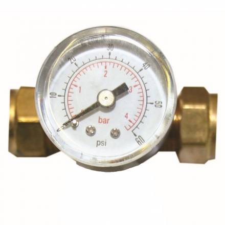 Grant Pressure Gauge (with T-piece)