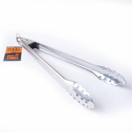 Texas Club Stainless Steel Tongs