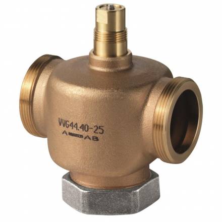 15mm 2-Port screwed bronze seat valve