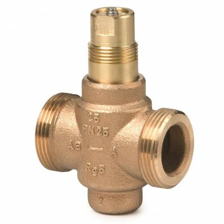 2-port seat valve, externally threaded