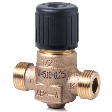 G1/2in 2-Port screwed bronze seat valve