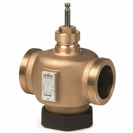 15mm 2-Port screwed bronze seat valve