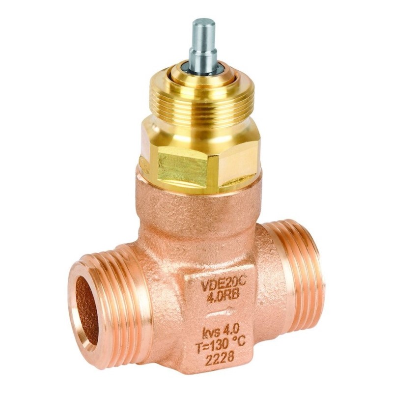 2-way Valve Small, External Thread, DN20, PN25, kvs2.5