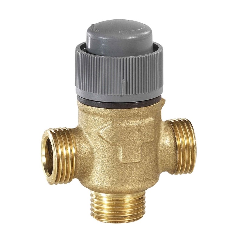 3-way Valve Small, External Thread, DN15, PN16, kvs0.25, Modulating